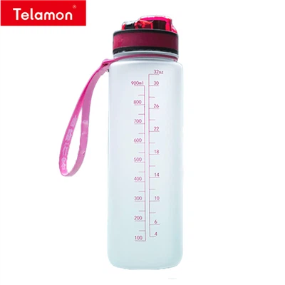 스포츠 및 여행용 빨대가 포함된 물병